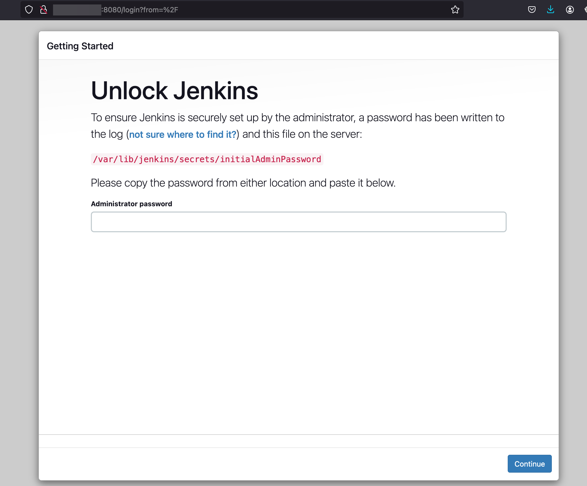 jenkins-start-page